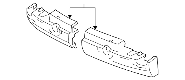 XR846171 Деталь ABSORBER, RIGHT