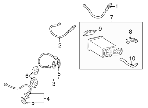 EMISSION SYSTEM/EMISSION COMPONENTS for 2005 Toyota Sequoia #1