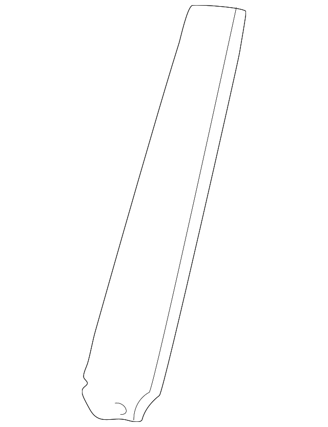 DDG100391 Деталь FINISH MOLDING, LEFT