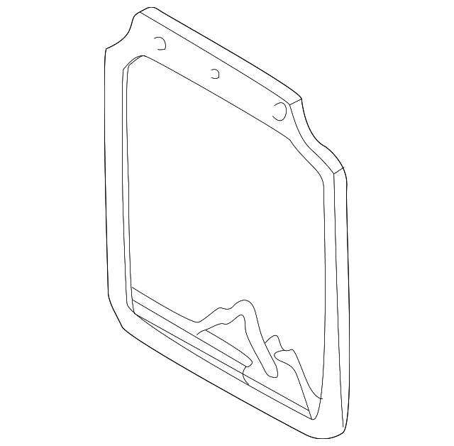 CAS100910 Деталь MUD GUARD, LEFT