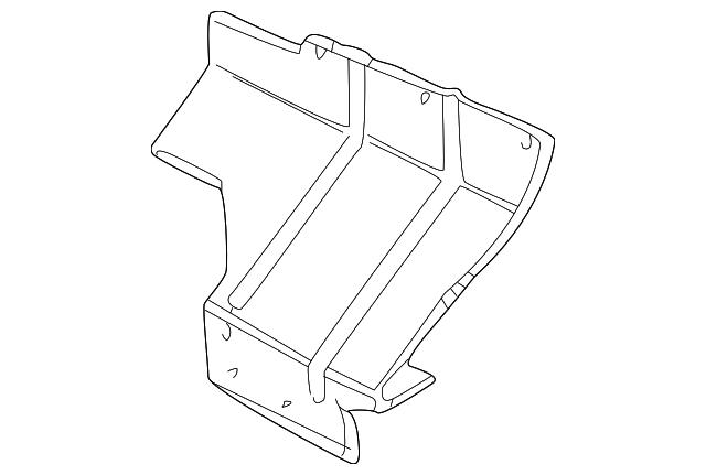 CAX100200 Деталь MUD GUARD RETAINER BRKT, RIGHT