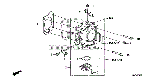 ENGINE/THROTTLE BODY (2.0L) for 2010 Honda CIVIC COUPE #1