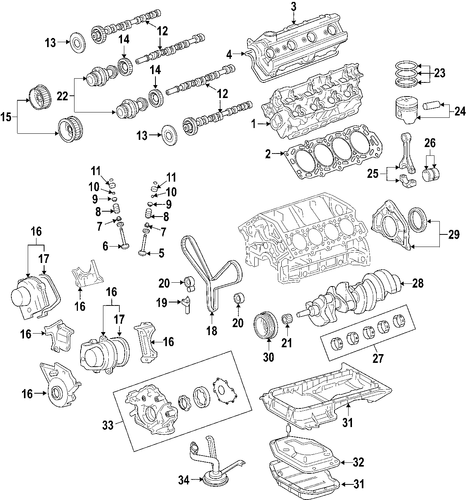 ENGINE/ENGINE for 2007 Toyota Land Cruiser #1