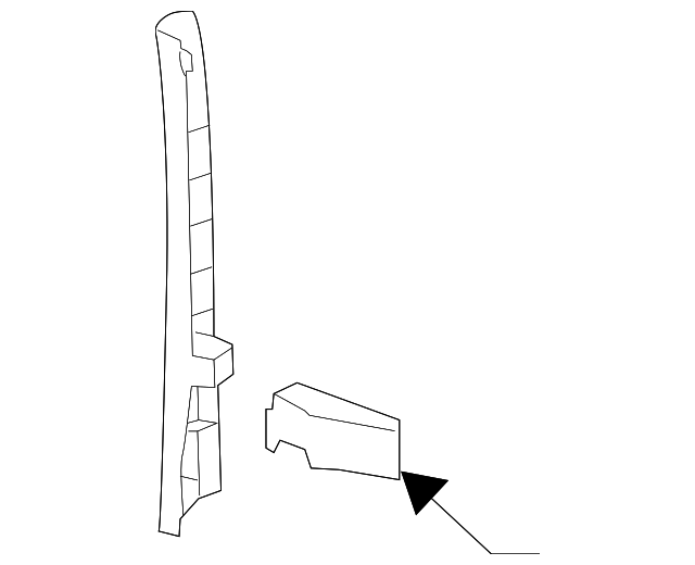 958-555-237-01-OP1 Деталь COWL TRIM, LEFT