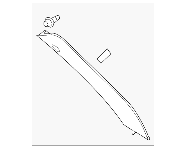 958-555-233-07-DR7 Деталь WNDSHLD PLR TRIM, LEFT