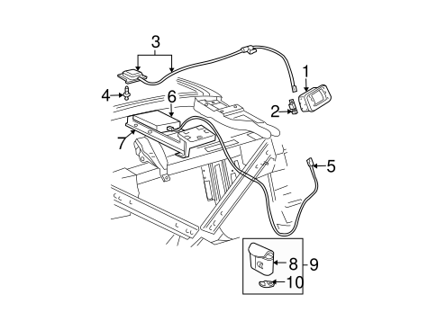 Navigation System Components for 2005 Cadillac DeVille #0