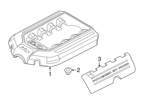 Mustang ENGINE APPEARANCE COVER