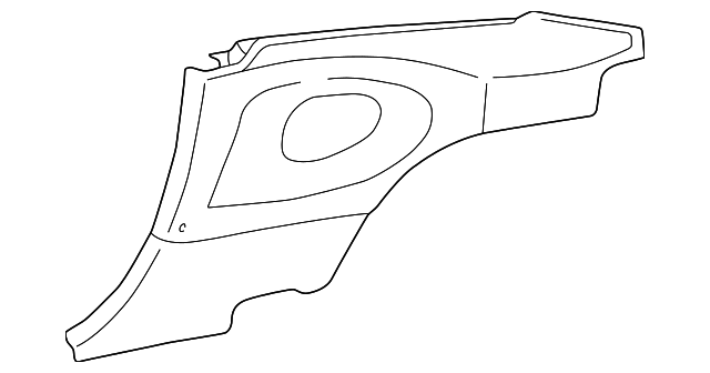 996-555-071-16-DFV Деталь QTR TRIM PANEL, LEFT