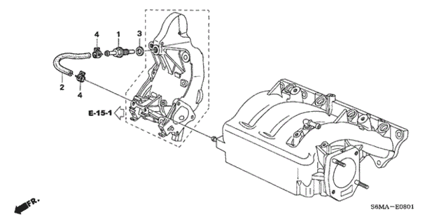 PCV Tube (Type-S) for 2006 Acura RSX #0
