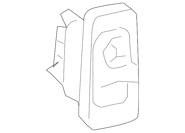 12755559 Деталь WINDOW SWITCH, RIGHT