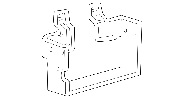 YF1Z18C835AA CD CHANGER MOUNT BRACKET, LEFT
