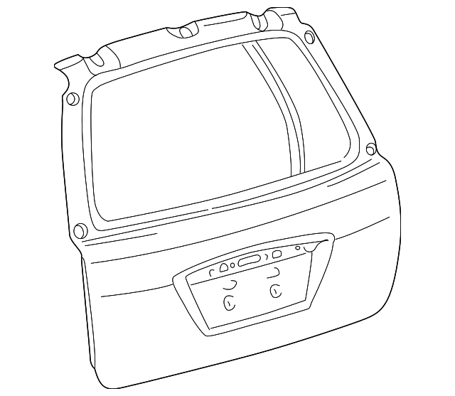 88969763 Деталь LIFT GATE