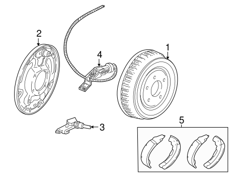 Brakes/Anti-Lock Brakes for 2008 Ford Ranger #2