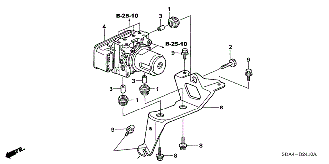 CHASSIS/ABS MODULATOR for 2003 Honda ACCORD SEDAN #1