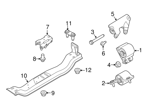 F-250 Super Duty ENGINE & TRANS MOUNTING