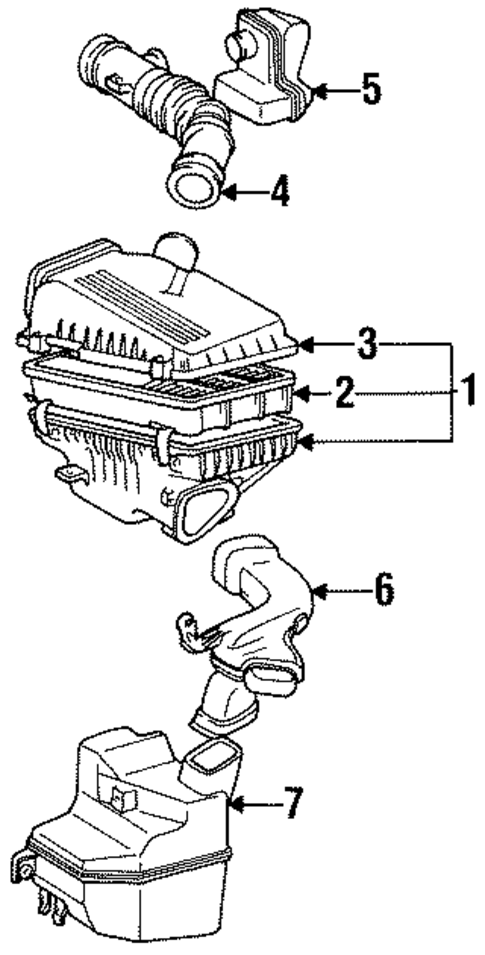 MAINTENANCE & LUBRICATION/FILTERS for 1996 Toyota Celica #1