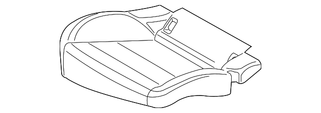 970-522-161-D4-DAH Деталь CUSHION COVER, LEFT