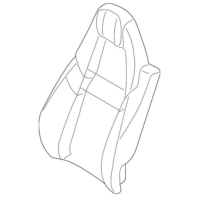 970-522-142-32-DAG Деталь SEAT BACK COVER, RIGHT