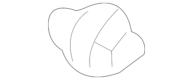 3269812 Деталь LOCK KNOB CLIP, LEFT