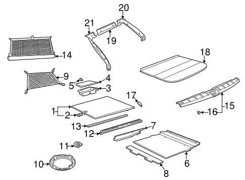 9-5 INTERIOR TRIM - REAR BODY