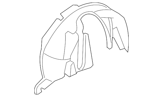 CLF101940 Деталь WHEELHOUSE LINER, RIGHT