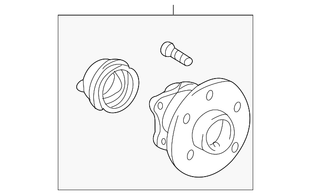 19184266 Деталь HUB & BEARING, LEFT