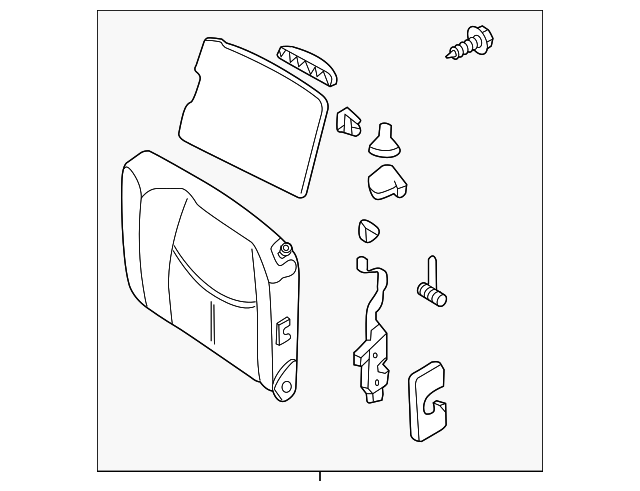 997-522-011-06-5Q2 Деталь SEAT BACK ASSY, LEFT
