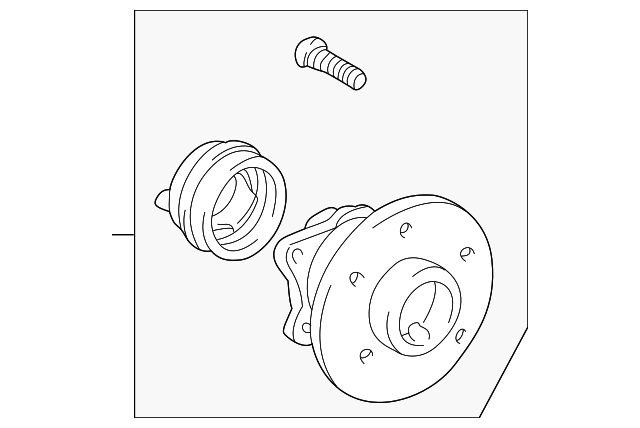 88970098 Деталь HUB & BEARING, LEFT