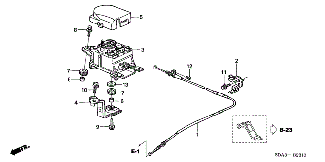 CHASSIS/AUTO CRUISE for 2005 Honda ACCORD SEDAN #1