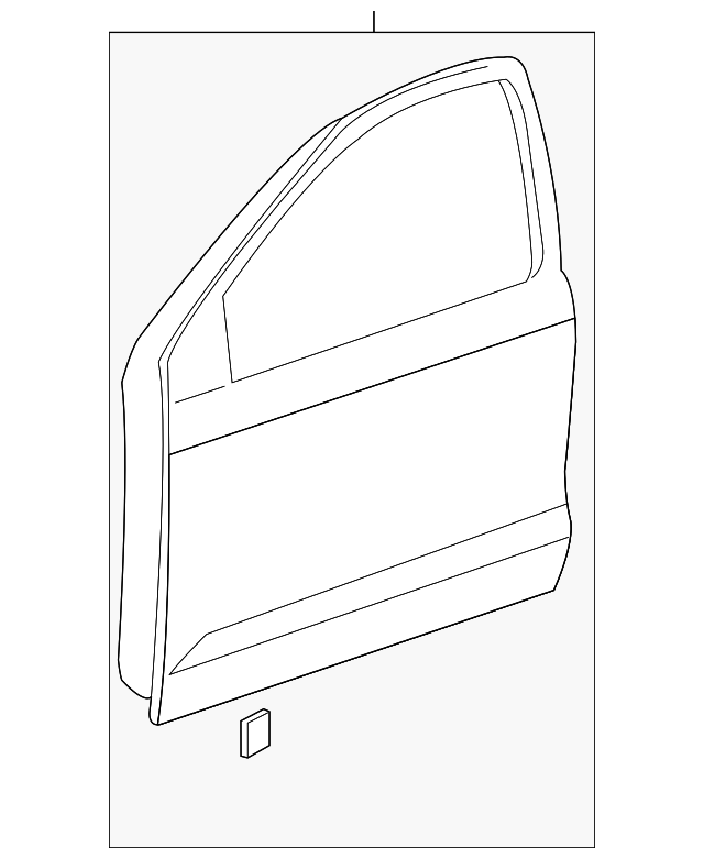 19184019 Деталь DOOR SHELL, RIGHT