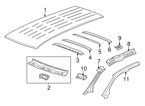 Acadia ROOF & COMPONENTS 2