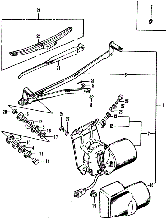 ELECTRICAL / EXHAUST / HEATER / FUEL/WINDSHIELD WIPER ('73-'75) (TO 3361732) for 1975 Honda CIVIC 1200 HATCHBACK #1
