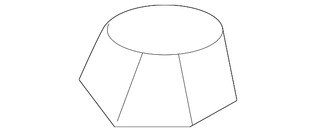 985947 Деталь TOP NUT, LEFT