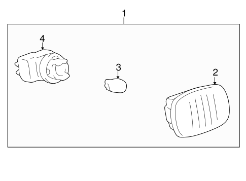 ELECTRICAL/SIGNAL LAMPS for 1997 Toyota RAV4 #1