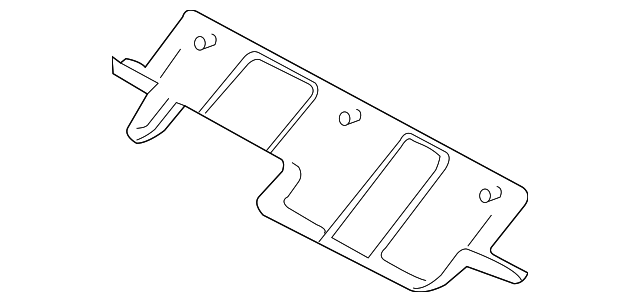 JAJ100061 Деталь LOWER DEFLECTOR