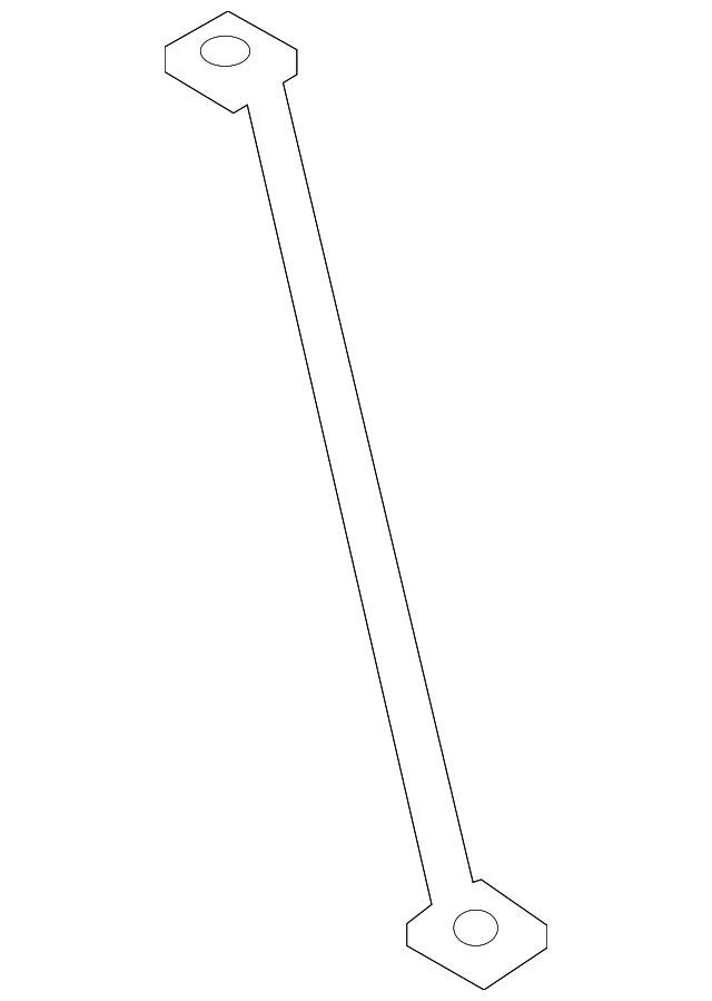 ABJ700012 Деталь SUPPORT BRACE, LEFT