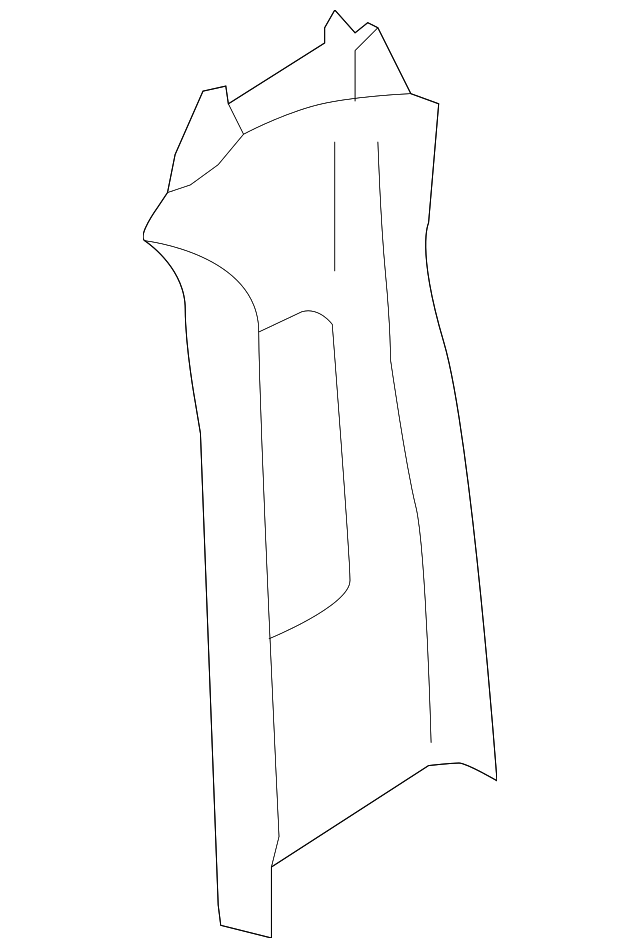 95B-867-244-DR7 Деталь UPR CTR PLR TRIM, RIGHT