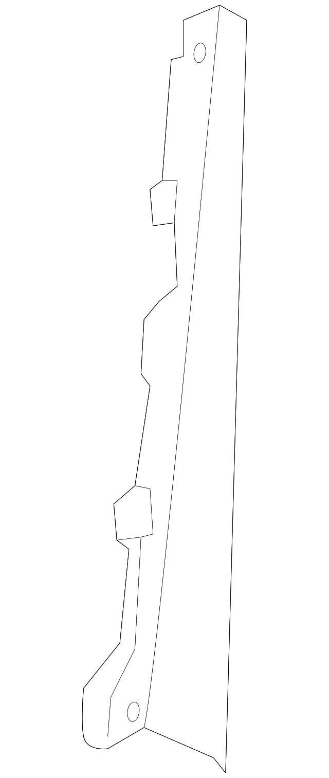 95B-868-240-OP1 Деталь PILLAR TRIM, RIGHT