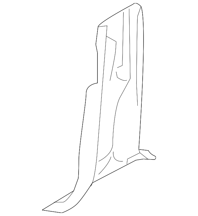 95B-867-240-OM8 Деталь LWR CTR PLR TRIM, RIGHT