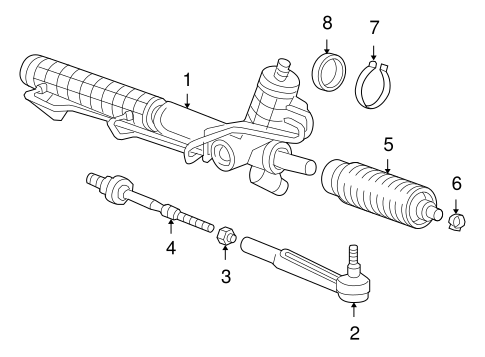 Cayman STEERING GEAR & LINKAGE 2