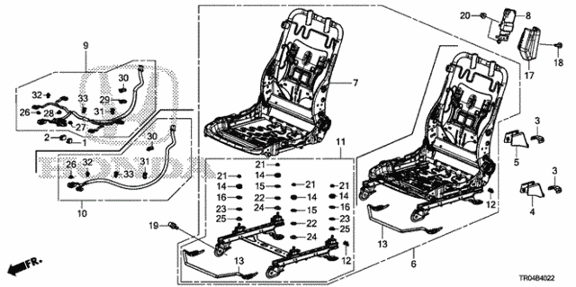 Front Seat Components (Passenger Side) for 2012 Honda Civic #0