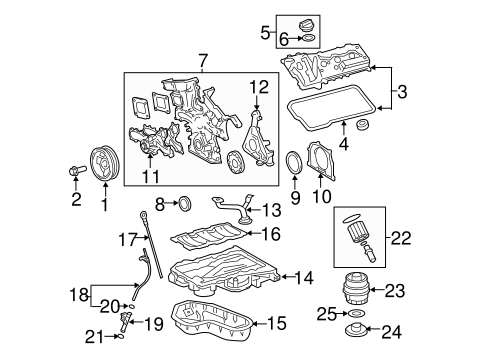 ENGINE/ENGINE PARTS for 2007 Toyota Camry #1