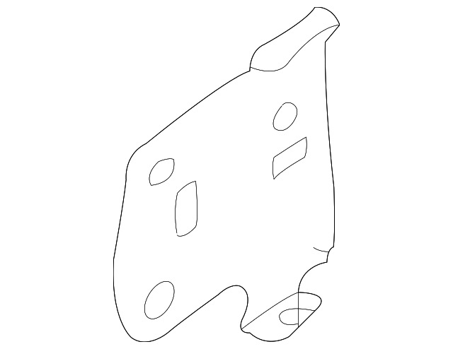 XR81049 Деталь RADIO SIDE BRACKET
