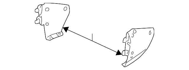 XR817533 Деталь RADIO MOUNT BRACKET, RIGHT