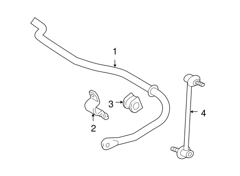 REAR SUSPENSION/STABILIZER BAR & COMPONENTS for 2006 Toyota Highlander #2