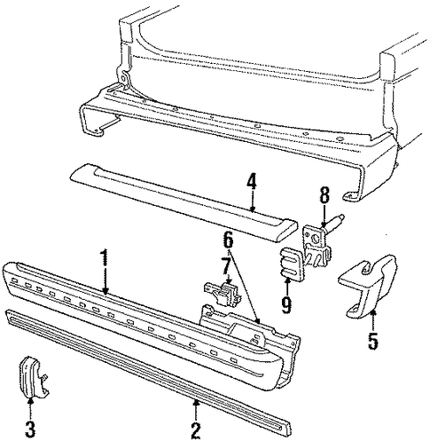 Marquis REAR BUMPER 2