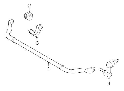 Front Suspension/Stabilizer Bar & Components for 2015 Nissan GT-R #1