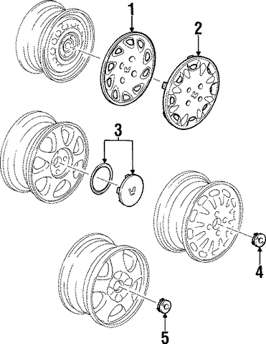 Trim, Wheel (15") Trim, Wheel (15")