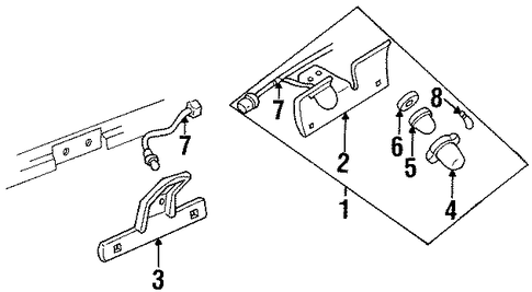 C2500 Pickup LICENSE LAMPS