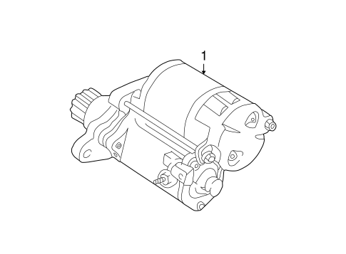 ELECTRICAL/STARTER for 2001 Toyota Solara #1